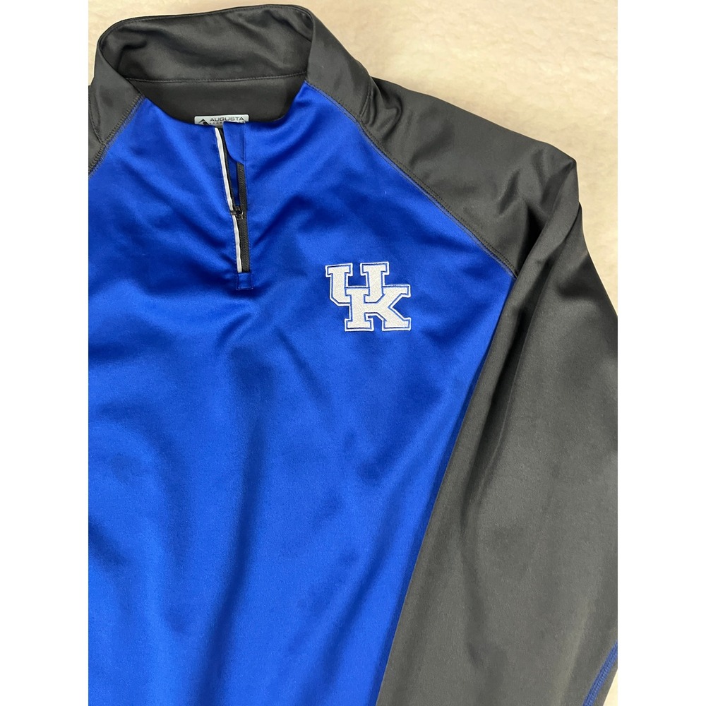 Augusta Sportswear Kentucky Wildcats‎ UK Logo 1/4 Zip Pullover Men's XL